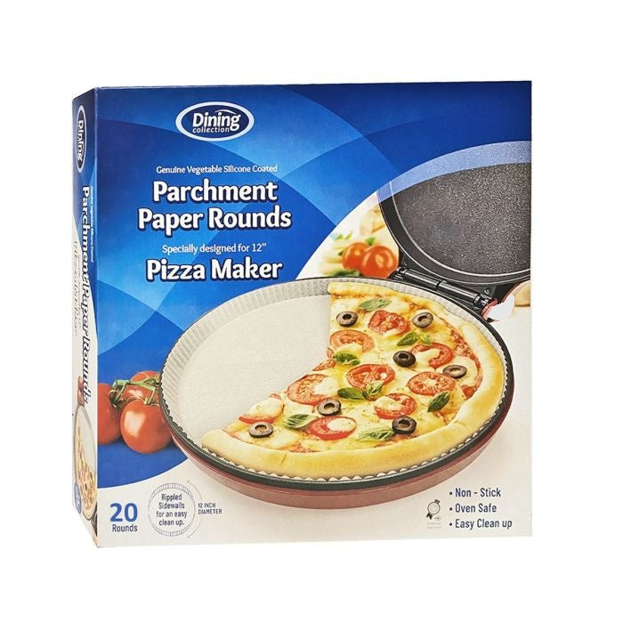 12&quot; Round Parchment Paper with Sidewalls