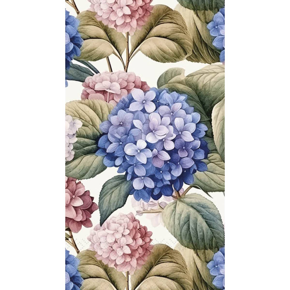 Painted Hydrangea Guest Napkins (16 Count)