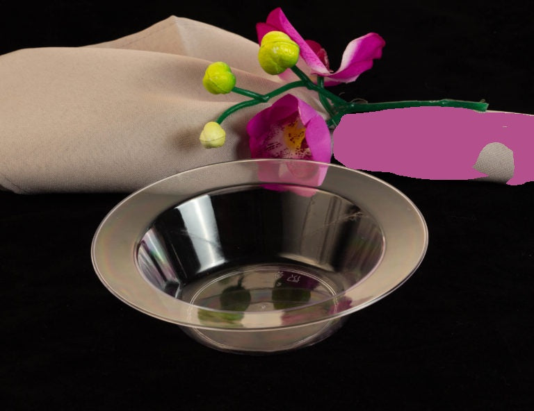 Mod Collection Round Clear Plates and Bowls