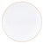 Honey Bee Deluxe White/Gold Combo Plates (24 Count)