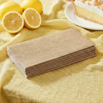 Burlap Print Guest Towel Napkins (20 count)