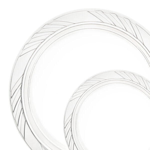 Dinner Collection Clear Plastic Plates and Bowls