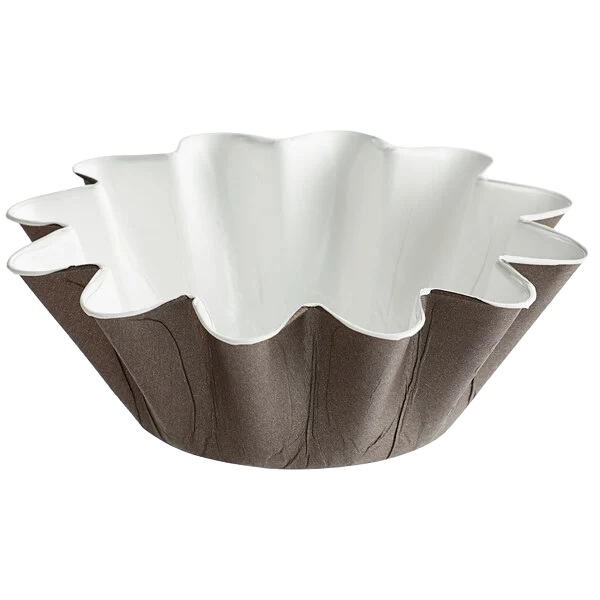 Extra Large Brown Floret Cup (5 Count)