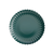 Scalloped Black Aqua Paper Combo Plates