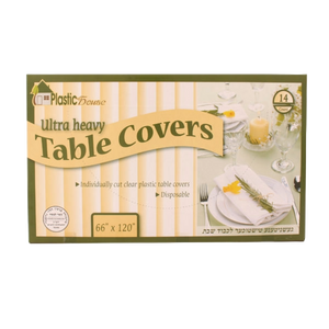 Clear Ultra Heavy Table Cover