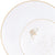 Honey Bee Deluxe White/Gold Combo Plates (24 Count)
