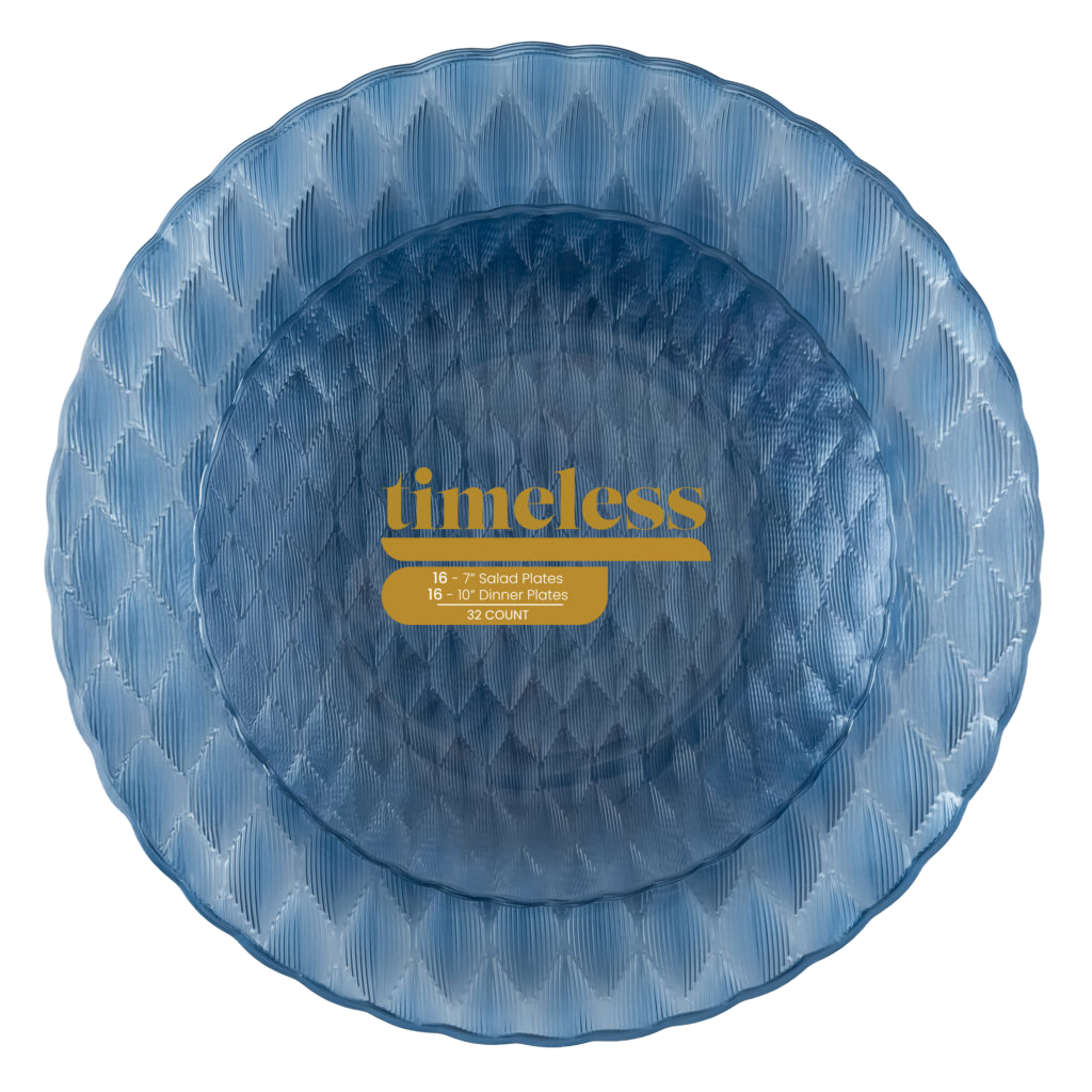 Timeless Blue Combo Plates