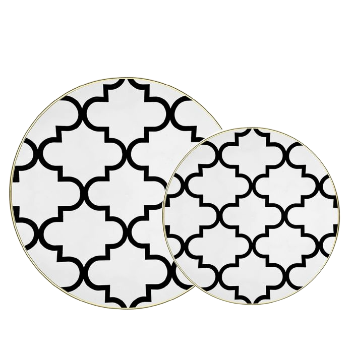 Coupeware Moroccan Combo Dinnerware Plates (32 count)