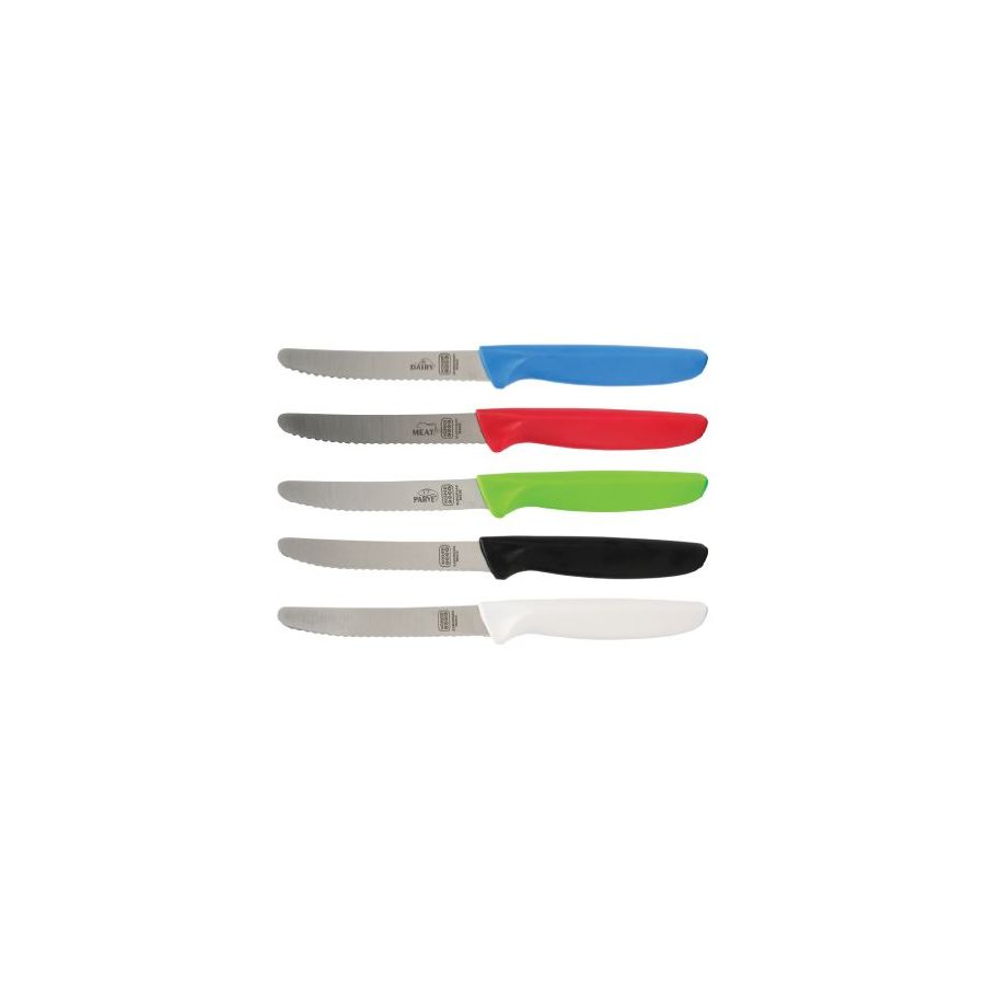 Piece Knife Set, Color Coded Kitchen Knives with Covers Knife