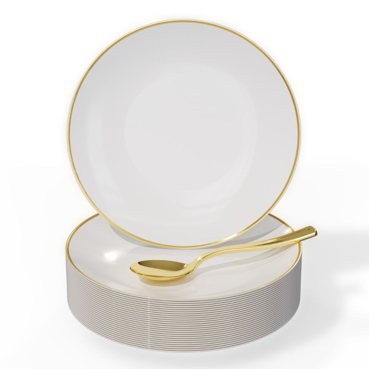 Classic White/Gold Rim Collection