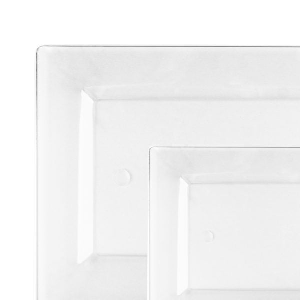 Splendid Collection Clear Rectangle Plates