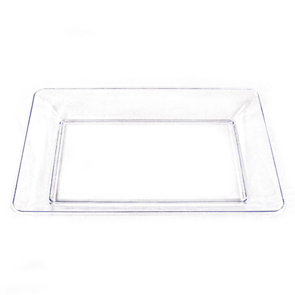 Clear Rectangular Serving Tray 10&quot; x 14&quot;
