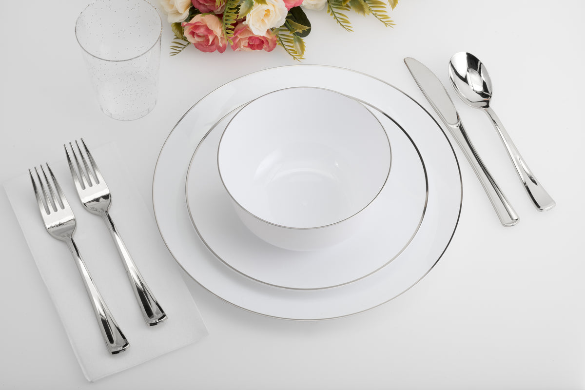 Classic White/ Silver Rim Collection