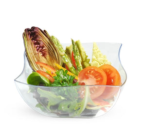 Wavetrends 8 OZ Clear Salad Bowl and Lid