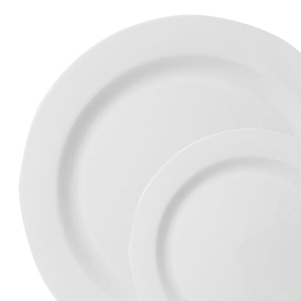 Mod Collection Round White Plates