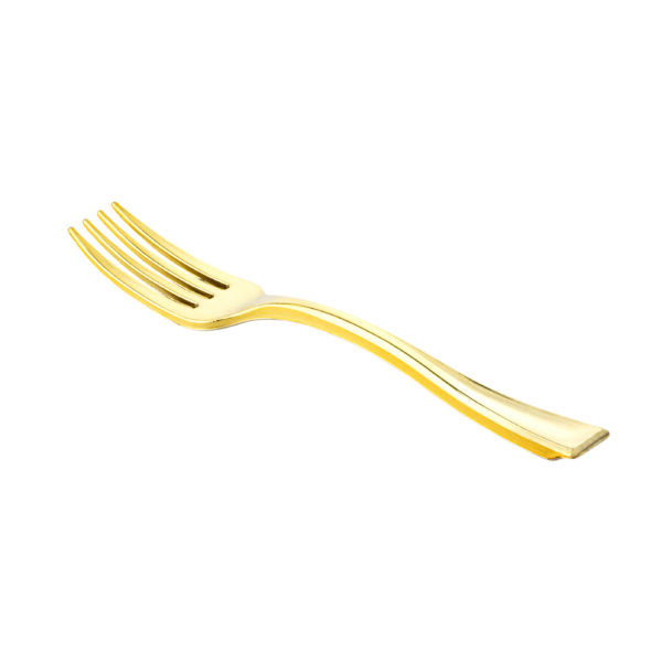 Trendables Forks White/Gold - 20 Ct.