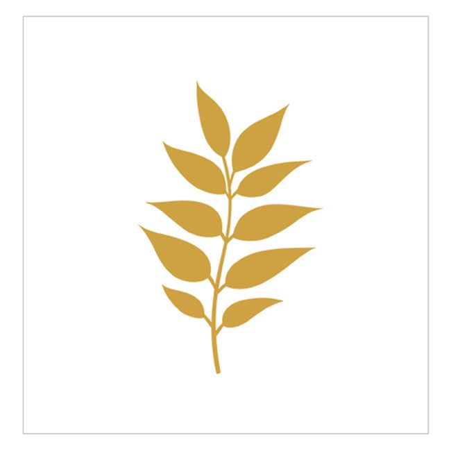 Gold Leaf Napkins (20 count)