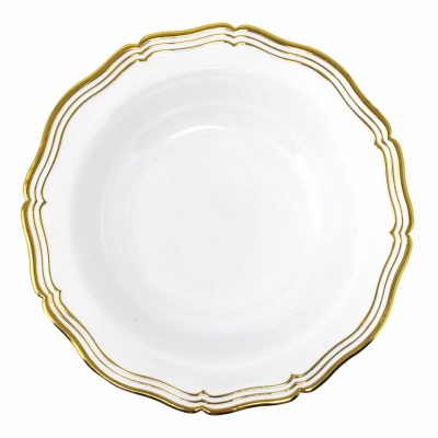 Aristocrat Collection Gold Rim Plates (10 Count)