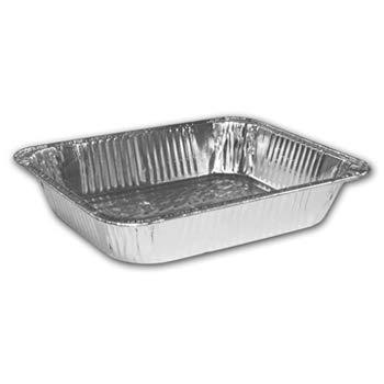 Disposable Aluminum 1/2 Size LID FOR 9x13 Regular, Heavy and Extra
