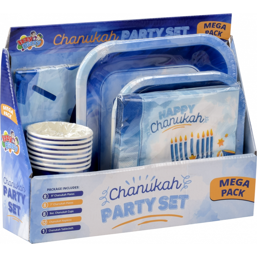 Mega Family Chanukah Party Set-Blue Set
