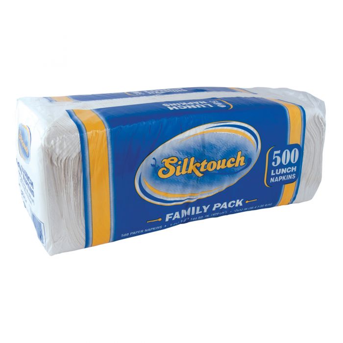 Silktouch White Lunch Napkins (500 Count)