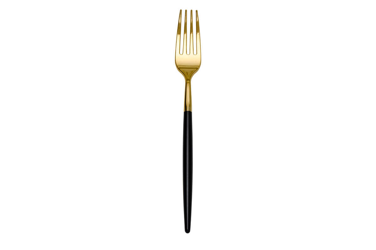 Trendables Black/Gold Cutlery (20 Count)