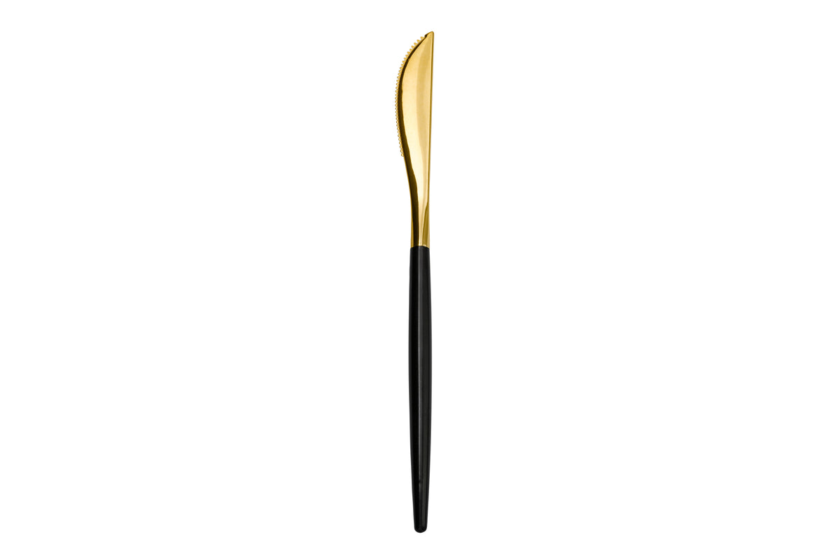 Trendables Black/Gold Cutlery (20 Count)