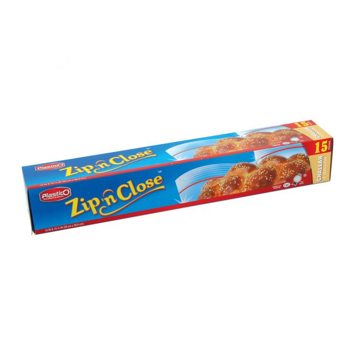 Zip n&#39; Close Challah 2 Gal. Bags (15 count)