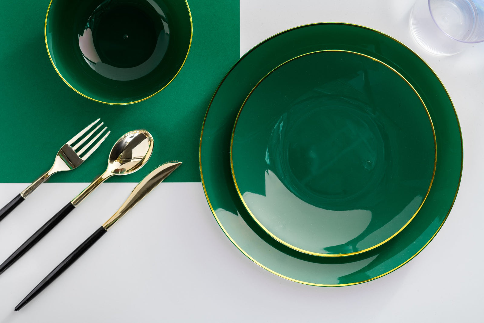 Trendables Green/Gold Rim Collection