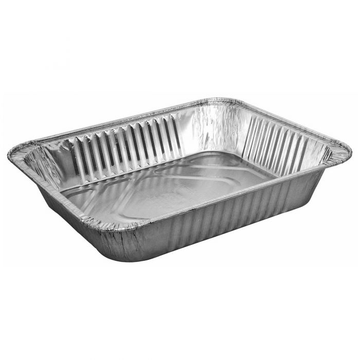 100 x Aluminum Foil Baking Tins 5lb Loaf Pans Heavy Duty Deep Dish Food Catering