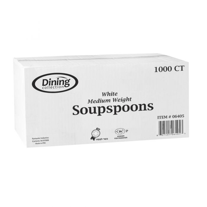 Medium Weight Plastic Soup Spoons (1000 Count)