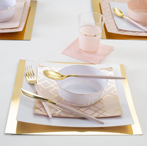 Luxe Blush/Gold Cutlery (32 Count)